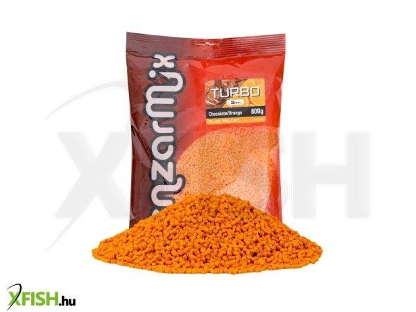 Benzar Fluo Turbo Pellet Csoki-Narancs 3 Mm 800 g