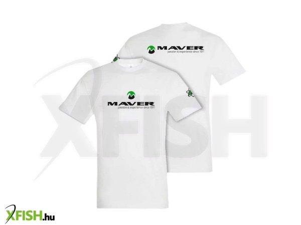 Maver Passion T-Shirt Horgász Póló Fehér M