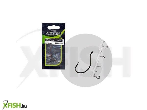 Wizard Drop Shot Pro Rablóhalas Horog 4-es 6db/csomag