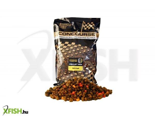 Benzár Concourse Twister Pellet Mix Chili Tintahal 800g