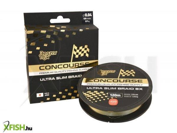 Benzar Concourse Ultra Slim 8X Braid Fonott Zsinór 120m 0.12mm 12.2Kg