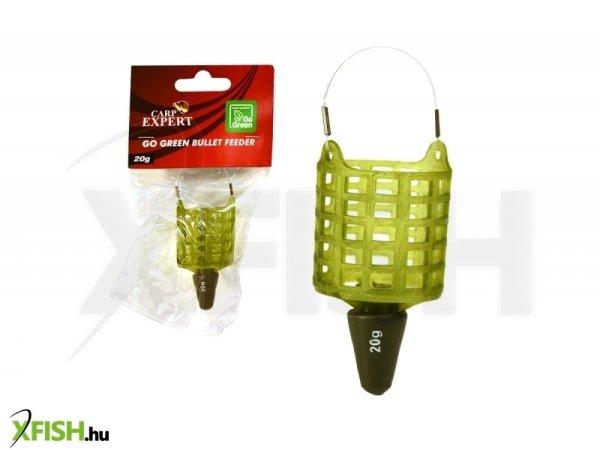 Carp Expert Go Green Bullet Feeder Kosár 40g 1db/csomag