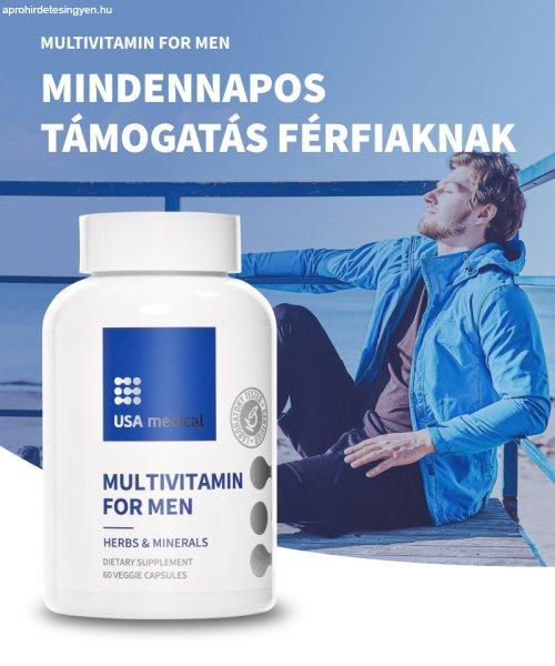 Férfi Multivitamin növényi kivonatokkal 60 db – RÖVID Lejáratú
termék