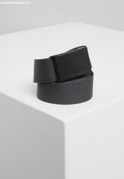 Urban Classics Canvas Belts charcoal/black