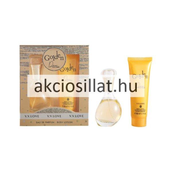 V.V.Love Golden Dew Pour Femme ajándékcsomag ( Parfüm EDP 30ml + Testápoló
50ml )