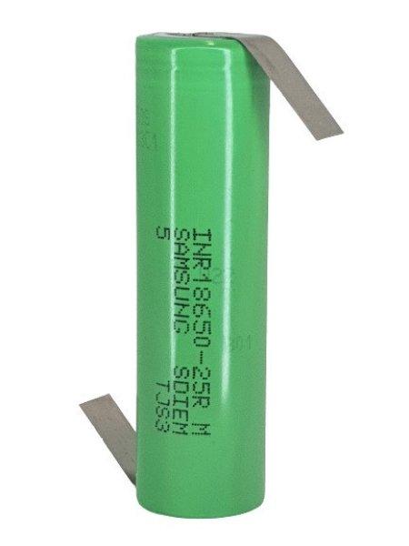 SAMSUNG INR18650-25R Li-ion 3,7V ipari akku 2500 mAh 20A "Z"
forrfüllel