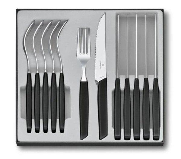 Victorinox evőeszköz készlet - steak kés és villa Swiss Modern, 12db