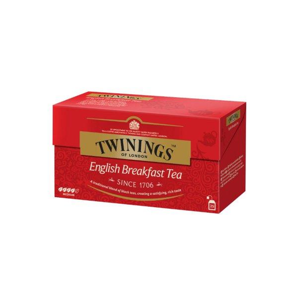 Fekete tea 25 x 2g Twinings, English Breakfast