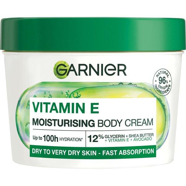 Garnier Testápoló krém avokádóval, E-vitaminnal
(Moisturising Body Cream) 380 ml