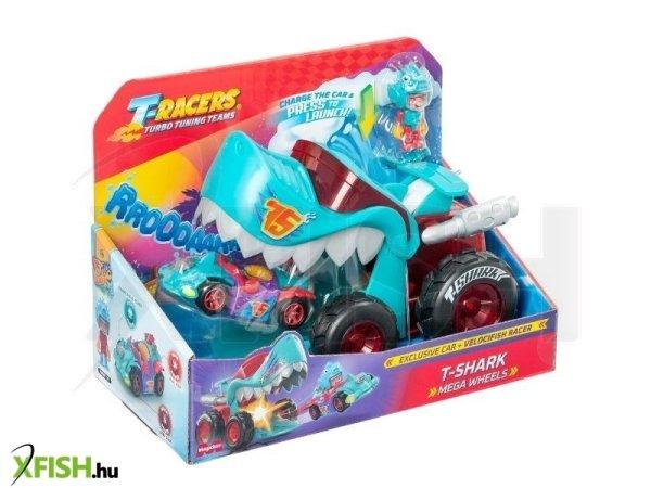 T-Racers: Óriás cápajárgány figurával - Kék