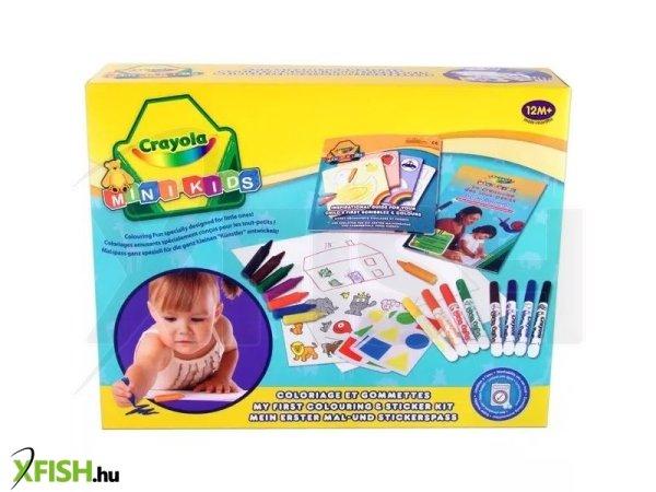 Crayola Mini Kids: Színező és matricázó készlet