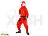 Srkny ninja jelmez - 140 cm-es mret, piros