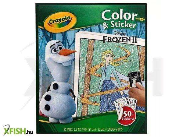 Crayola Jégvarázs: színező és matricázó füzet
