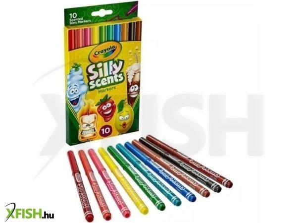 Crayola: 10 darabos illatos, vékony filctoll