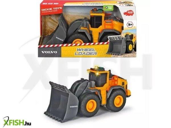 Dickie: Volvo homlokrakodó munkagép - 23 cm, fénnyel és hanggal