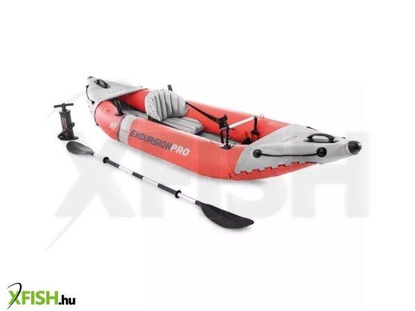 Intex: Excursion Pro K1 kajak szett alumínium evezővel - 305 x 91 x 46 cm