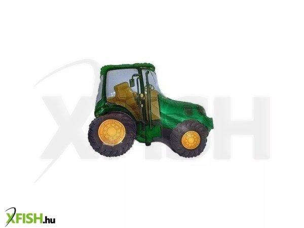 Traktor fólia lufi - zöld, 35 cm