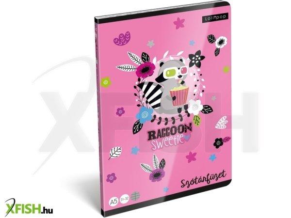 Lollipop: Raccoon Sweetie Szótár füzet - A5