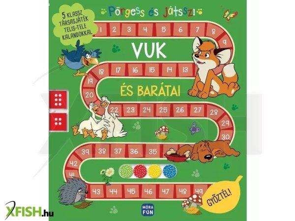 Vuk: Pörgőkockás társasjáték könyv