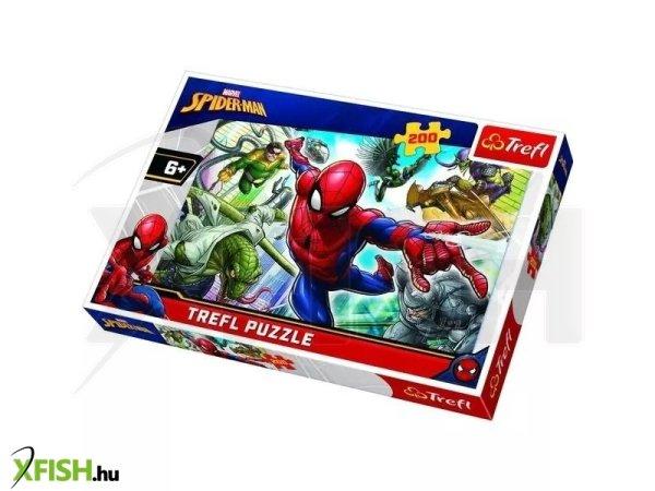 Trefl: Marvel Pókember született hősök puzzle - 200 darabos