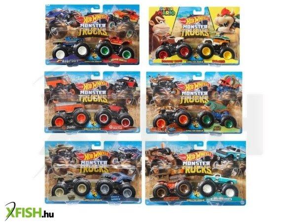 Hot Wheels: Monster Trucks kisautók - 2 db-os csomag, többféle