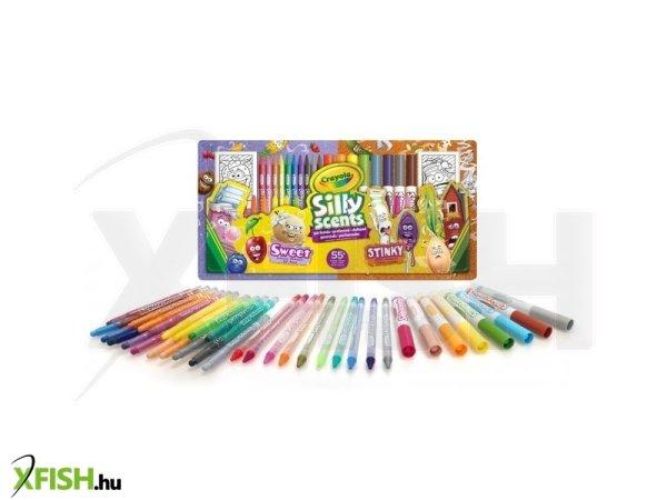 Crayola: Illatos írószer szett karakterkártyákkal - 55 db-os