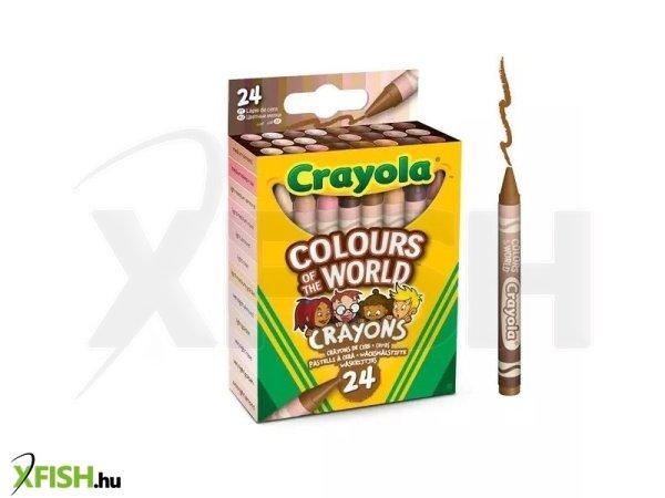 Crayola: Sokszínű Világ, bőrszín árnyalatok zsírkréta készlet - 24
db-os