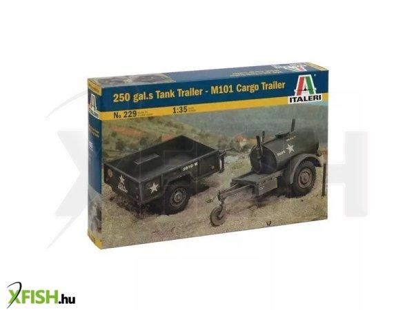 Italeri: 250 Gal.s tank trailer M101 Cargo utánfutó makett, 1:35