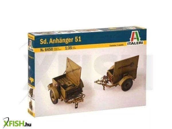 Italeri: Sd. Anhanger 51 Lőszerszállító pótkocsi makett, 1:35