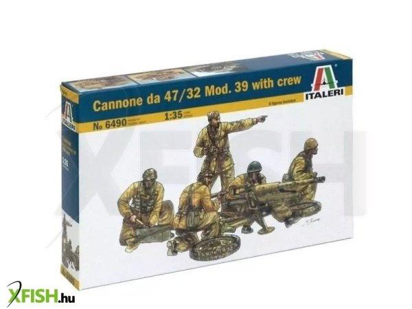 Italeri: Cannone da 47/32 Mod. löveg makett legénységgel, 1:35