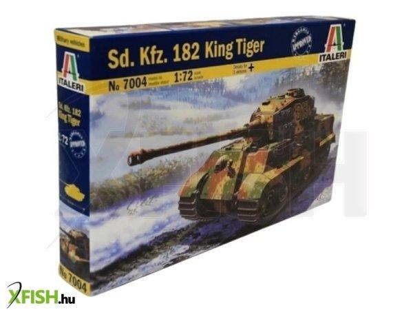 Italeri: Sd. Kfz. 182 Király tigris tank makett, 1:72