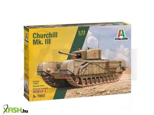 Italeri: Churchill Mk. III tank makett, 1:72