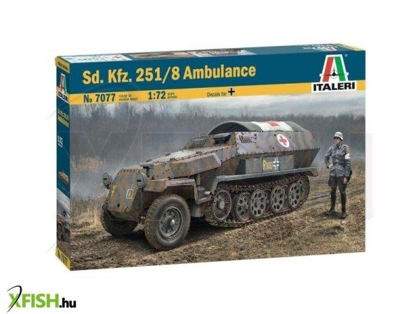 Italeri: Sd. Kfz. 251/8 Ambulance lövészpáncélos makett, 1:72