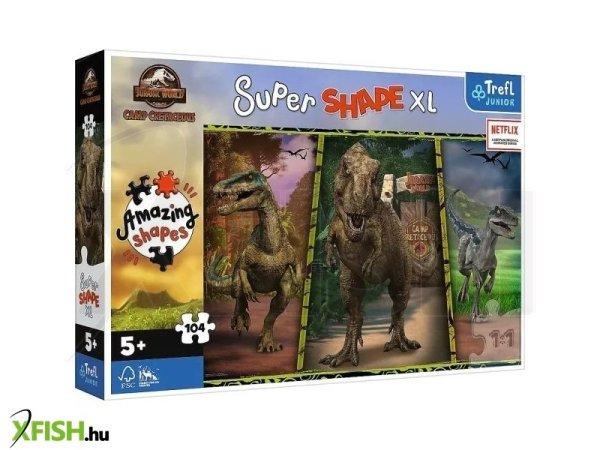 Trefl: Jurassic World - Színes dinók XL puzzle - 104 darabos