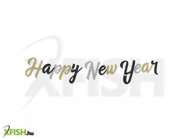Happy New Year feliratos papírgirland - 250 cm