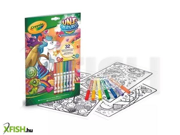 Crayola: Color & Activity állatkornis foglalkoztató 7 db filctollal