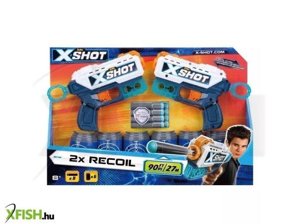 X-Shot: Dupla Recoil szivacslövő fegyver szett