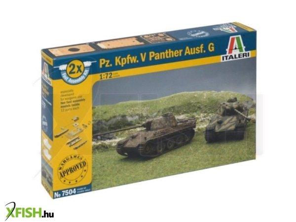 Italeri: Pz.Kpfw.V Panther Ausf. G harckocsi makett, 2 db-os - 1:72