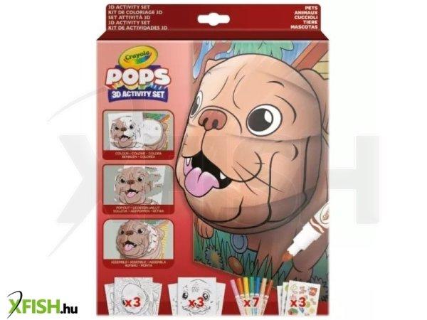 Crayola POPs: 3D foglalkoztató – Kisállatok