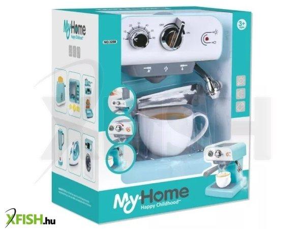 Mini kávéfőző gőzfunkcióval – 26,5 cm, türkiz