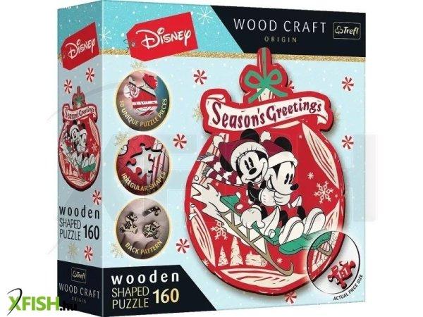 Trefl Puzzle Wood Craft: Disney, Mickey és Minnie karácsonya - 160 darabos
puzzle fából