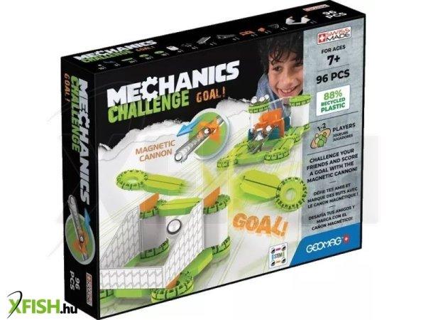 Geomag Mechanics: Challenge Goal! mágneses építőjáték készlet - 96 db-os