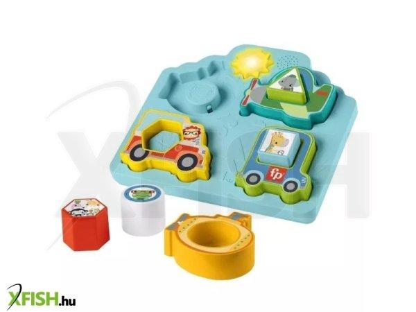 Fisher-Price: Forma és járgány kirakó fénnyel és hanggal