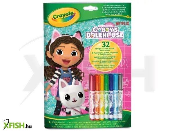 Crayola Color & Activity: Gabi babaháza foglalkoztató 7 db filctollal