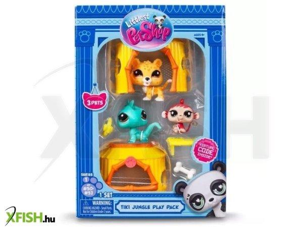 Littlest Pet Shop: Figura csomag, 1. széria, 3 db-os - Dzsungel