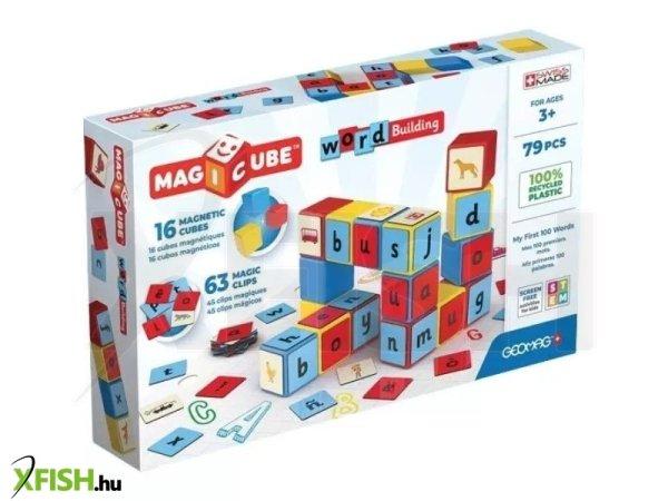 Geomag: Magicube - Betűs építőkockák - 79 db-os