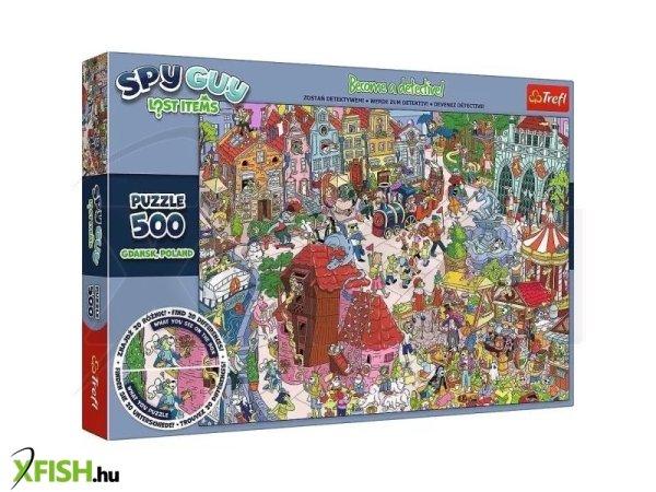 Trefl: Spy Guy Gdansk városa nyomozós képkereső puzzle - 500 darabos