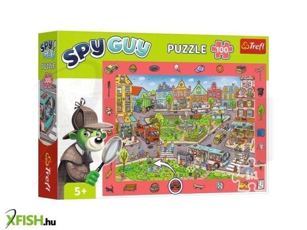 Trefl: Spy Guy Kisvárosi nyomozós képkereső puzzle - 100 darabos