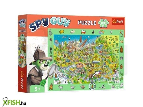 Trefl: Spy Guy Lengyelország nyomozós képkereső puzzle - 100 darabos