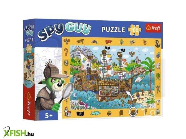 Trefl: Spy Guy Kalózhajó nyomozós képkereső puzzle - 100 darabos